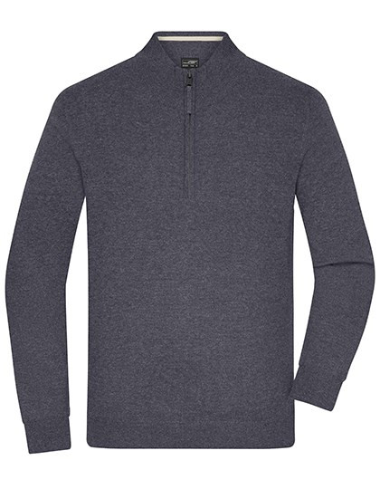 James&Nicholson - Men´s Half-Zip Troyer