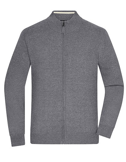 James&Nicholson - Men´s Zip Cardigan